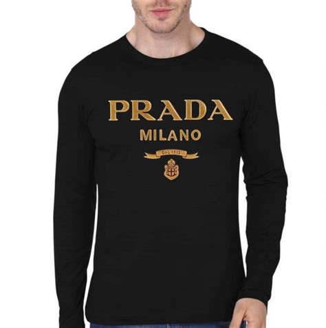 prada yellow t shirt|prada milano t shirt.